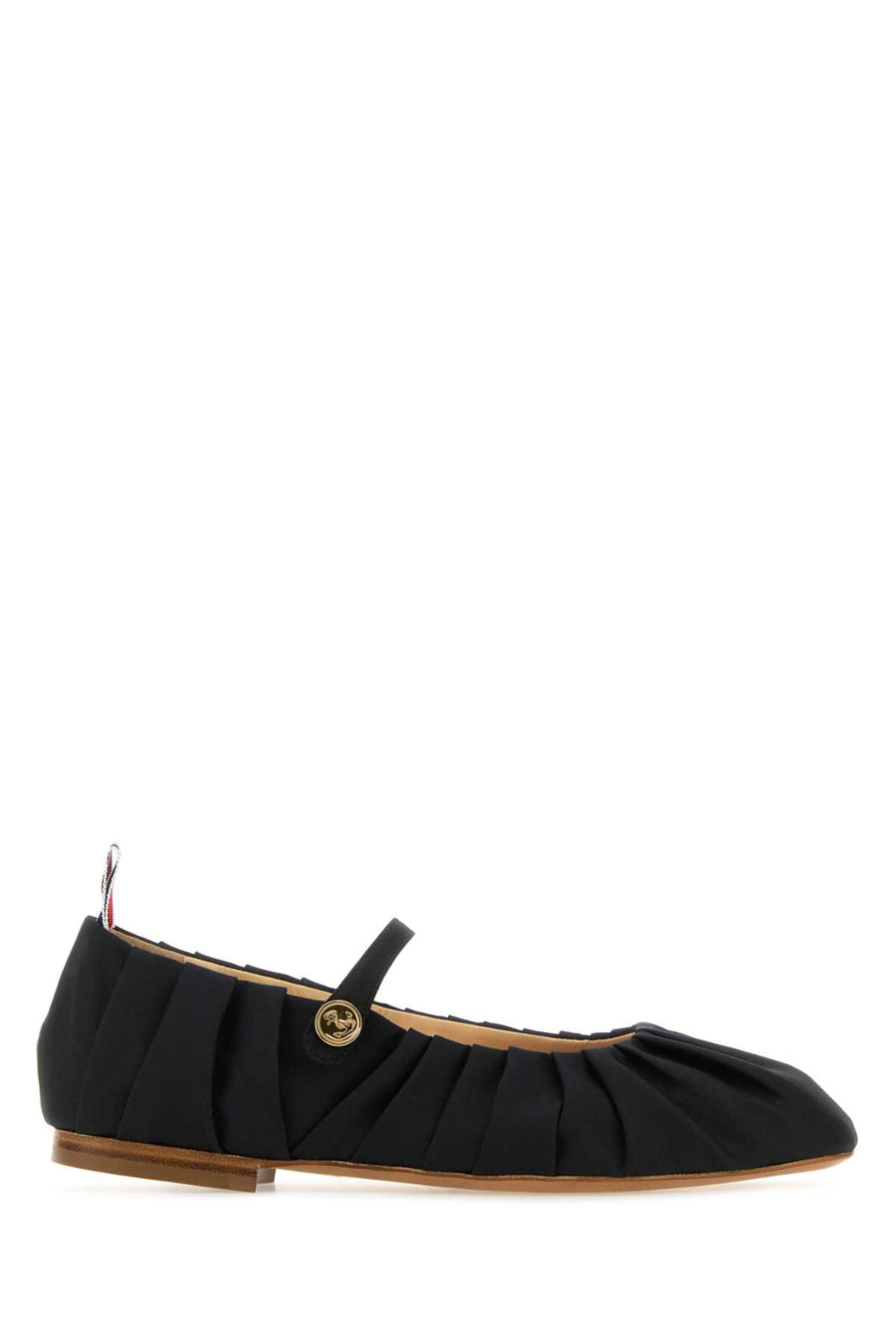 Thom Browne Exterior: 100% Fabric ballet flat in black