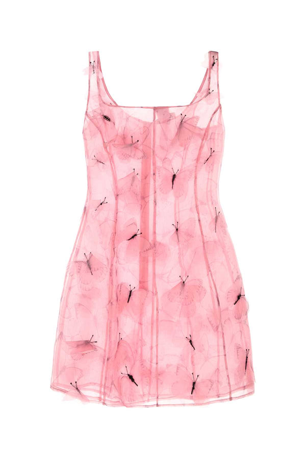 Blumarine Exterior: 100% Silk; Lining: 100% Silk dress in pink