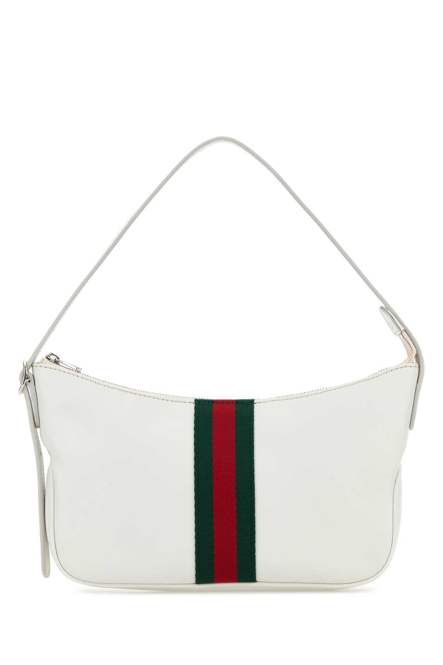 Gucci Exterior: 100% Leather shoulder bag in white