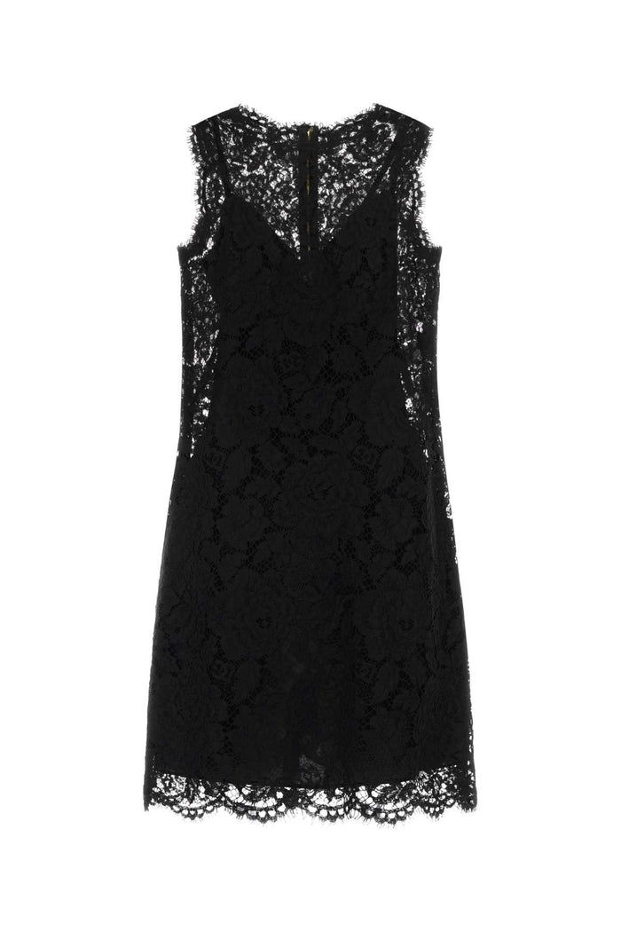 Black Lace Dress Nero Abiti