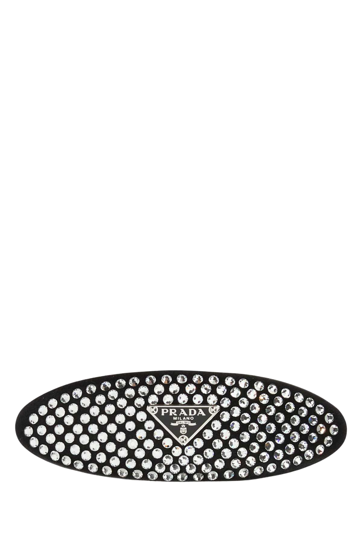 Black Satin Hair Clip Cristal Cappelli E Fasce Per Capelli