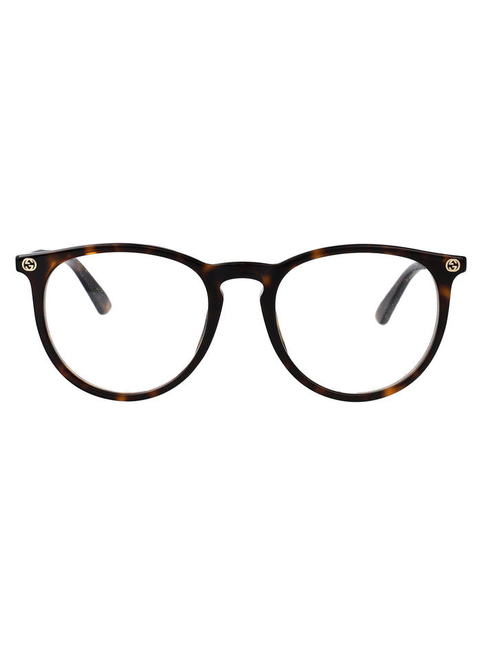 Gg0027o Havana-havana-transparent Acetate Optical