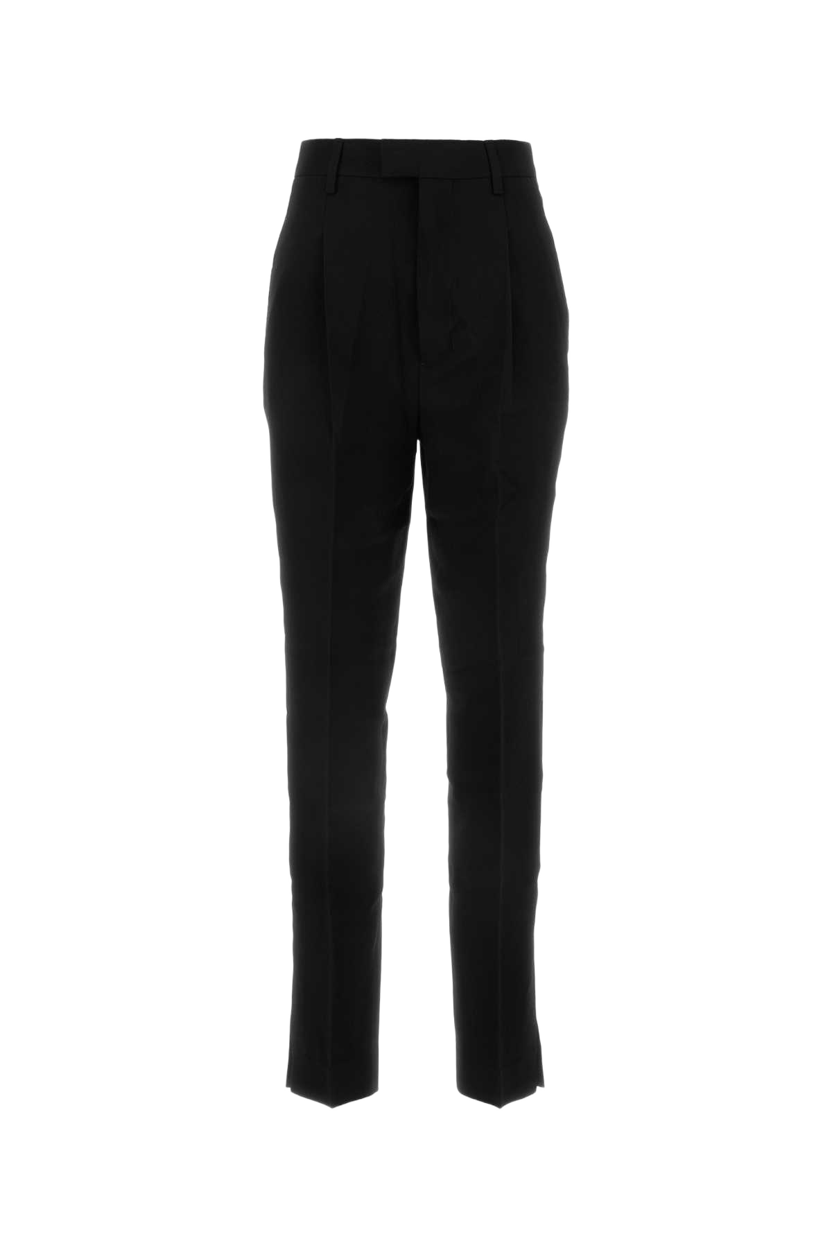 Black Wool Pant Exterior: Virgin Pantaloni