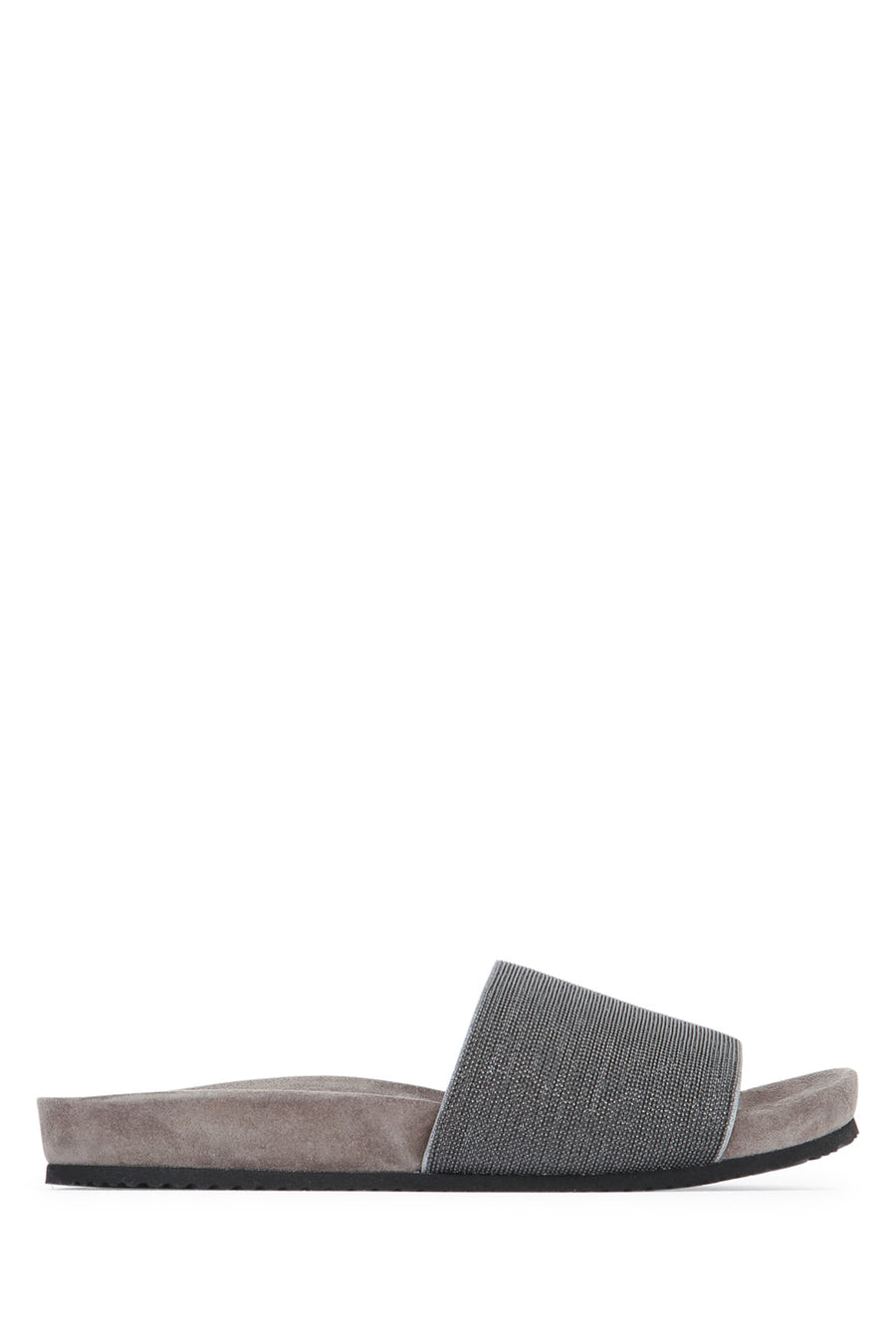Brunello Cucinelli 100% Leather slingback in gray