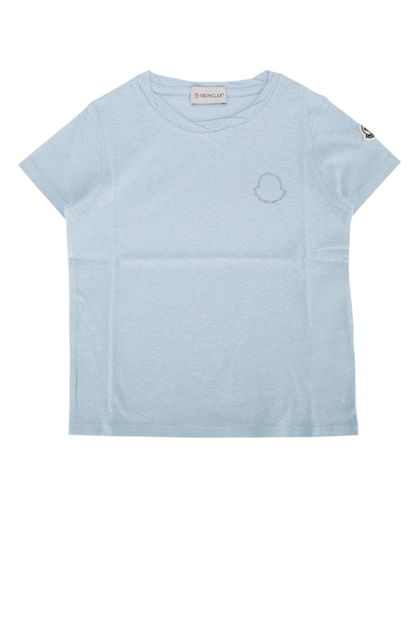 Moncler Jr Cotton t-shirt in blue