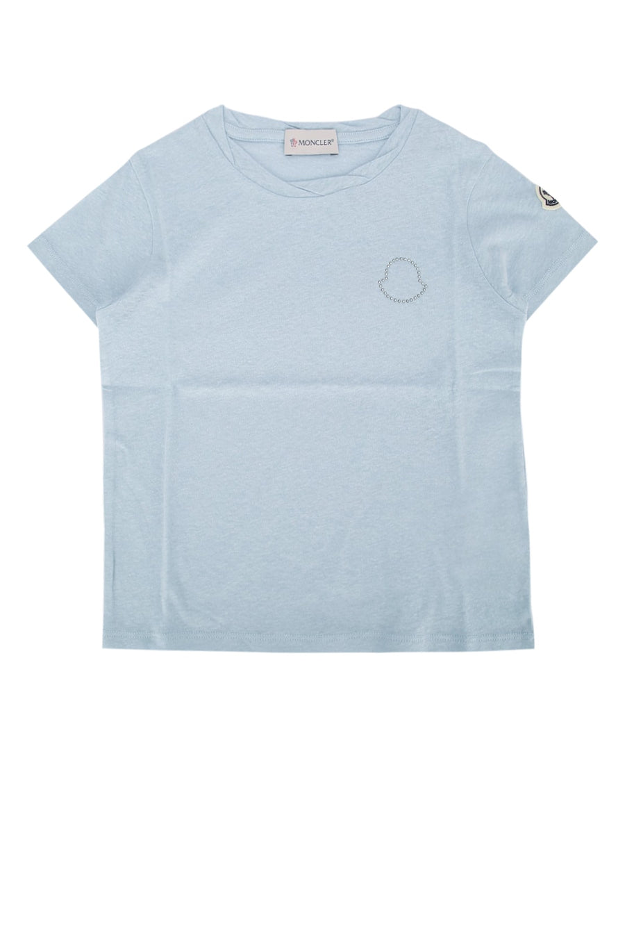 Moncler Jr Cotton t-shirt in blue