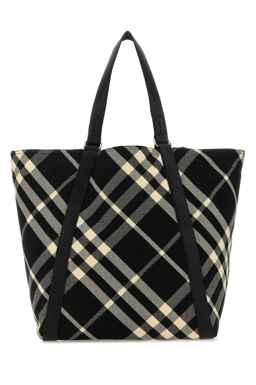 Burberry Tote Exterior: 65% Polyester tote bag in black