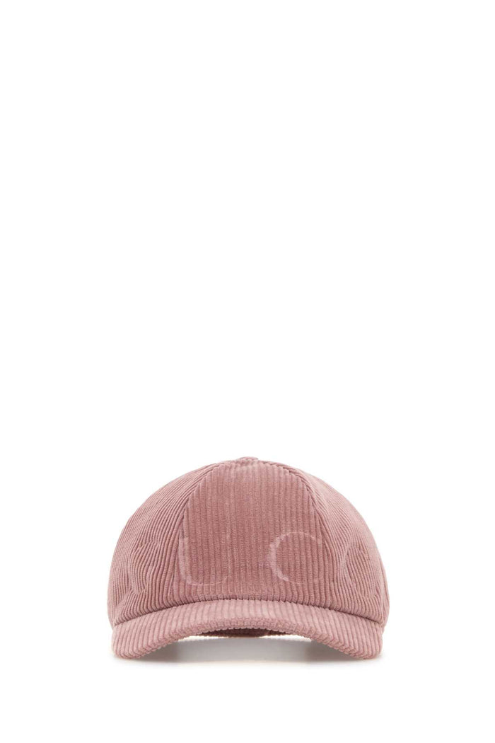 Pink Corduroy Baseball Cap Cappelli E Fasce Per Capelli