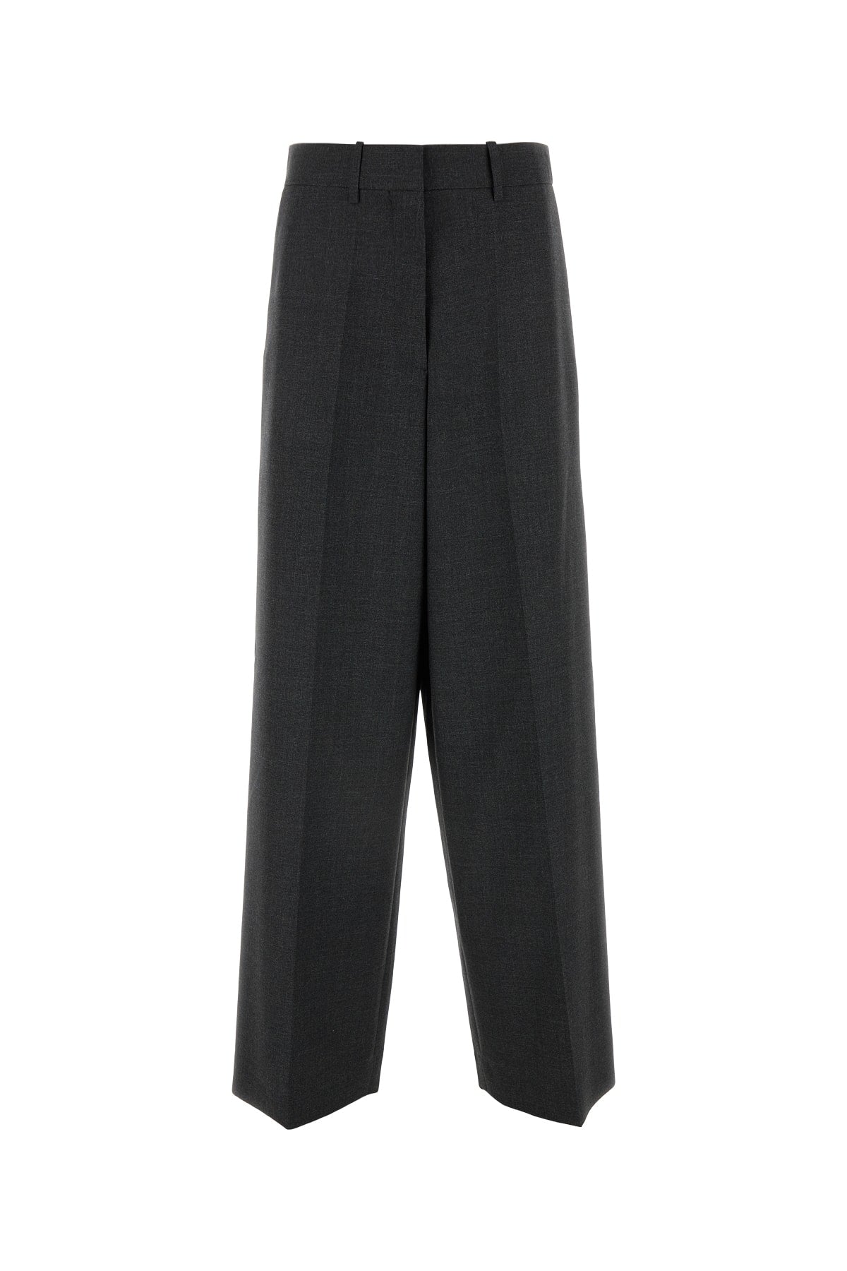 Bw514v14fu 067 Greymix Virgin Wool Cotton Pantaloni