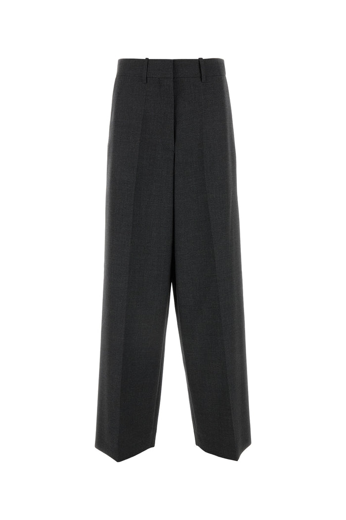 Bw514v14fu 067 Greymix Virgin Wool Cotton Pantaloni