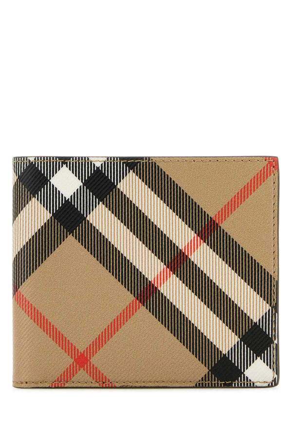 Burberry 55% Polyurethane wallet in beige