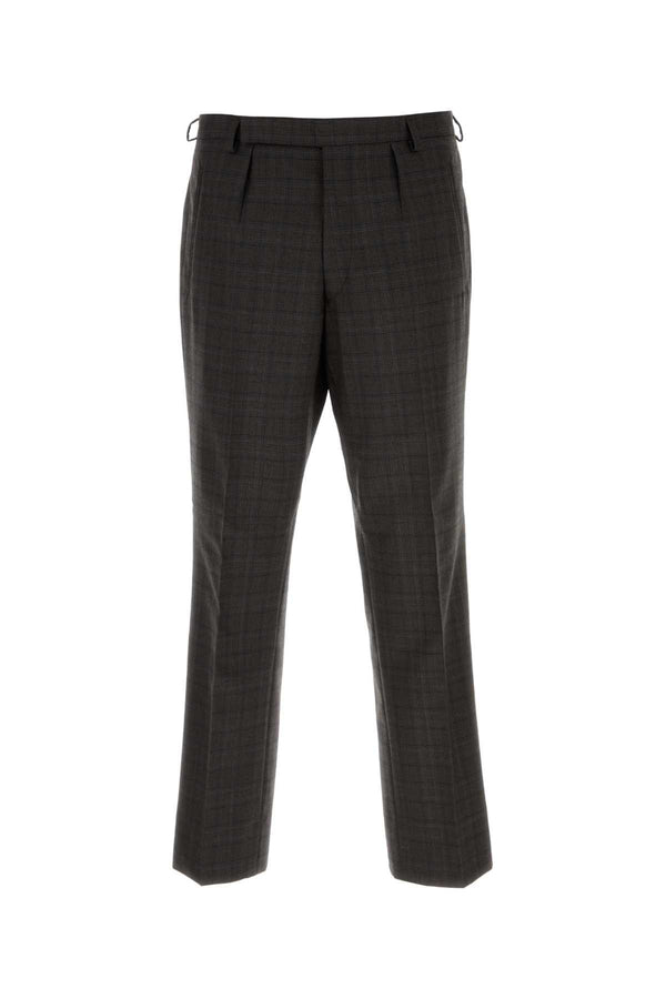 Prada 100% Virgin wool trousers in gray