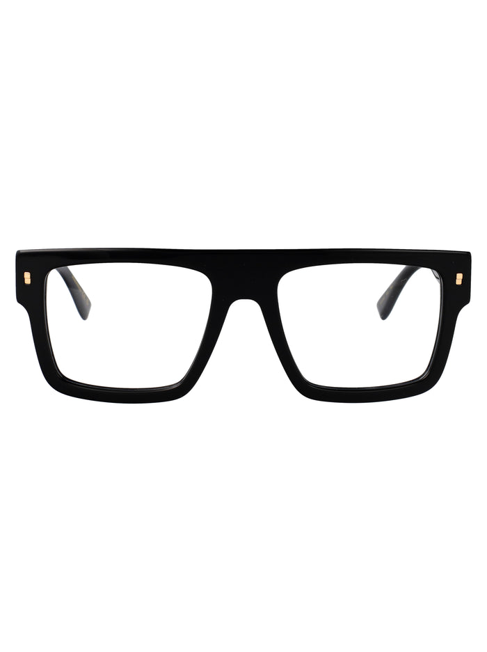 D2 0147 807 Black Acetate Optical