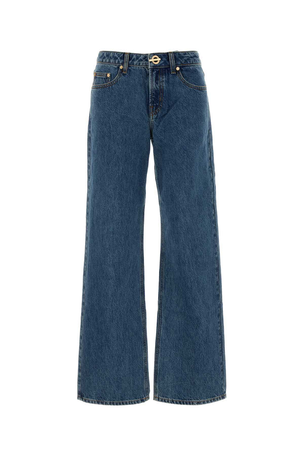 Cult Gaia Pant 100% Cotton jeans in blue