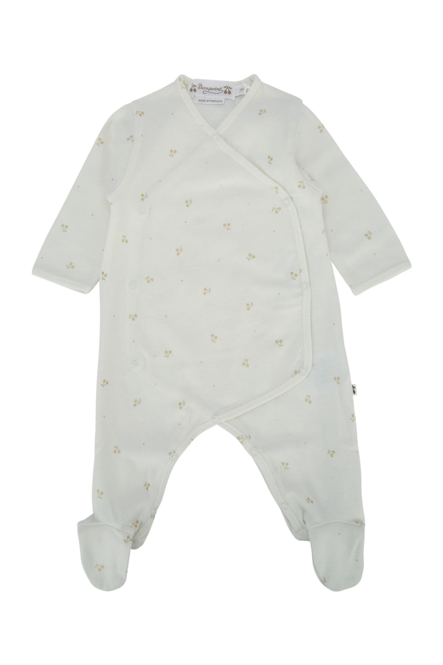 Bonpoint Underwear 100% Organic Cotton bodysuit in white