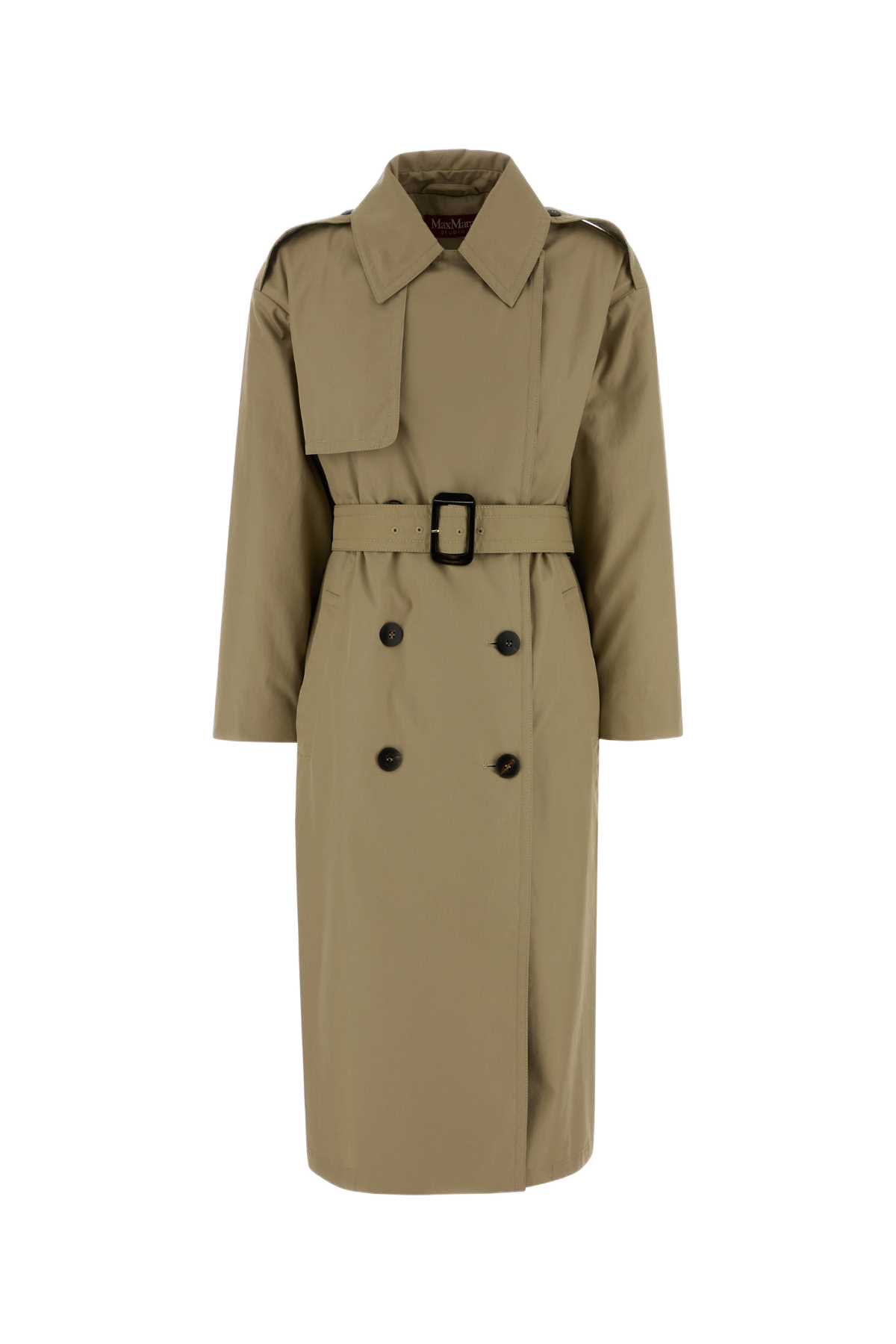 Beige Cotton Charme Trench Coat Coloniale