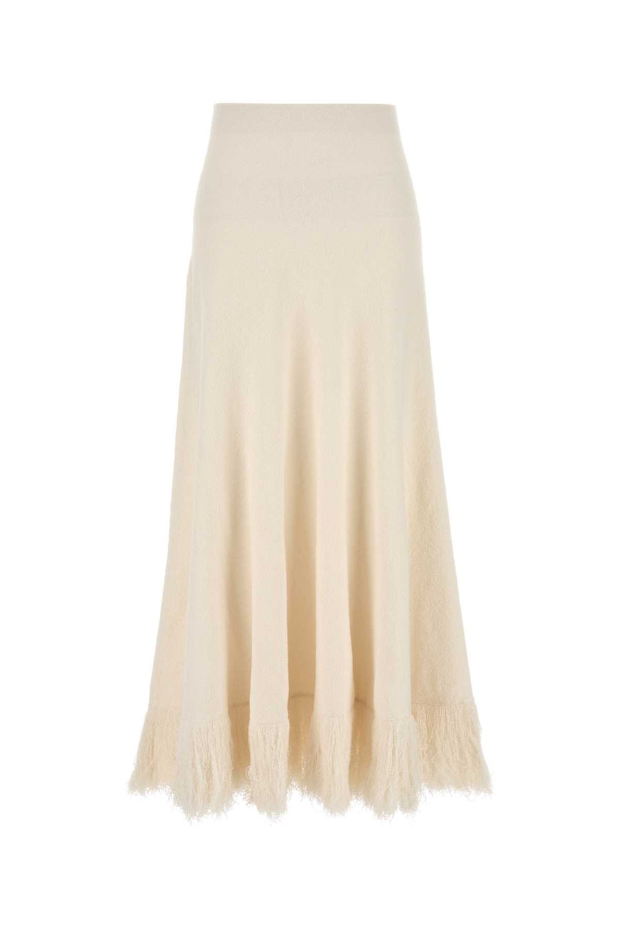 Bottega Veneta Maxi 78% Cotton skirt in white