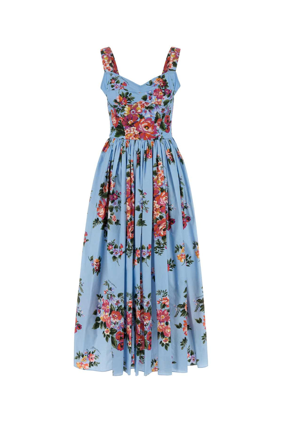 Dolce & Gabbana 100% Cotton dress in blue
