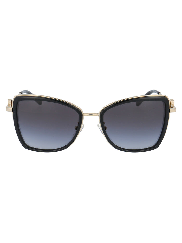 0mk1067b 10148g Light Gold/black Metal Sunglasses