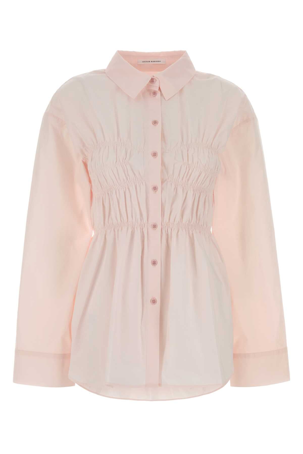 Pink Poplin Shirt Blushpink Exterior: Cotton Camicie
