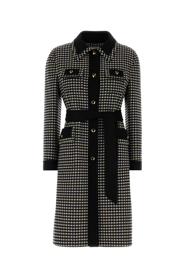 Valentino Garavani Exterior: 100% Virgin wool coat in black