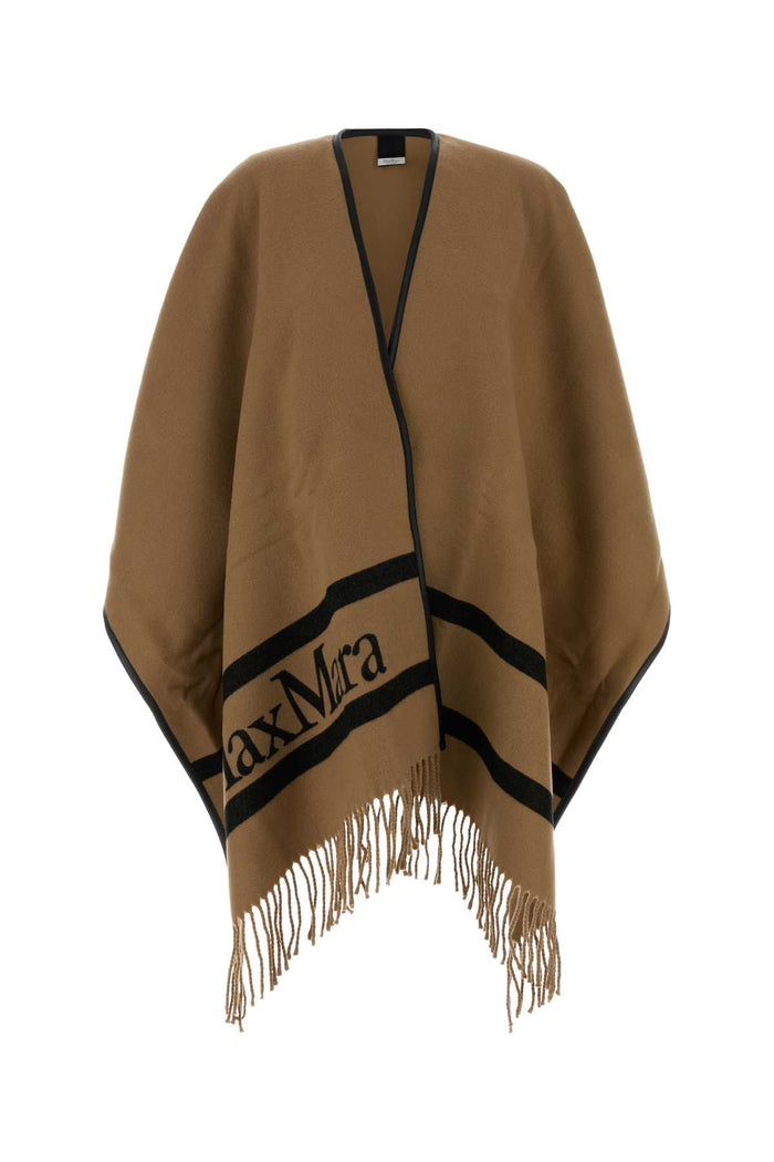Biscuit Wool Aris Cape Cammello Exterior: Cappotti