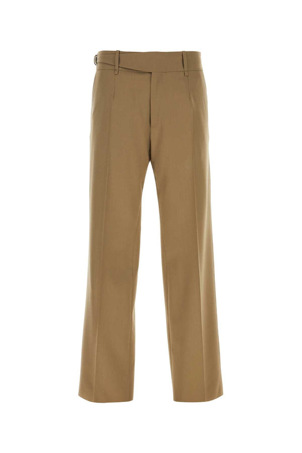 Dolce & Gabbana 96% Virgin wool trousers in beige
