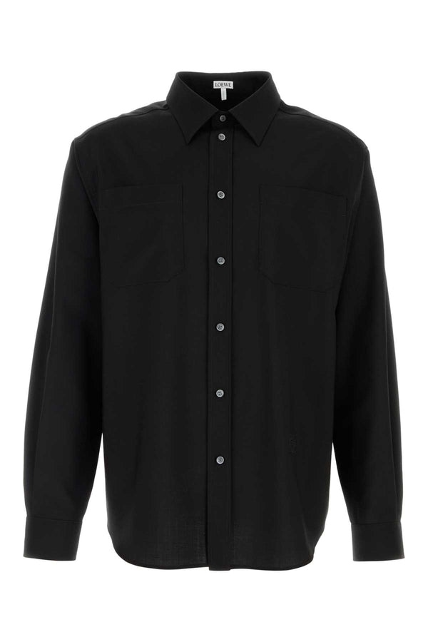 Loewe 100% Wool shirt in black