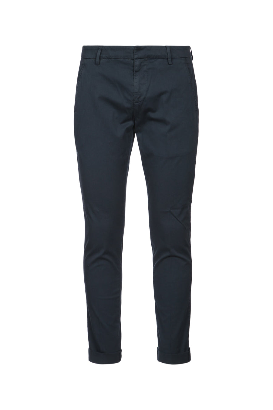 Dondup Gaubert 97% cotton trousers in navy