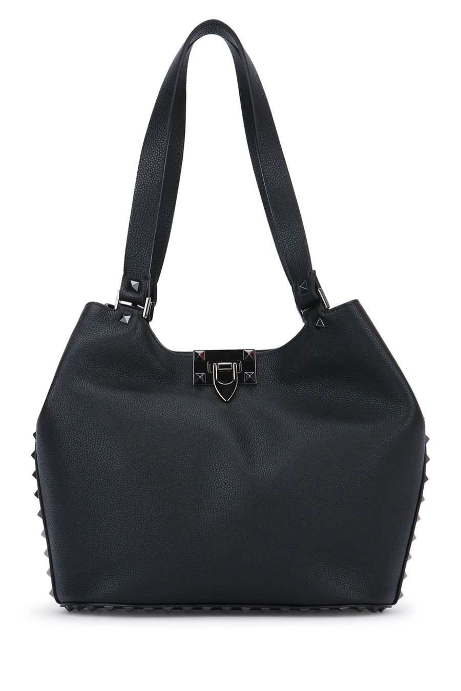 Valentino Garavani Calf leather shoulder bag in black