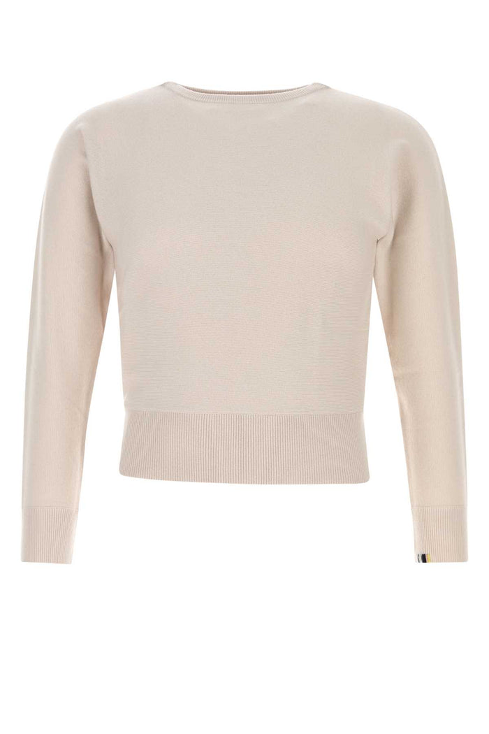 Sand Cashmere Blend Belle Sweater Chalk Maglieria