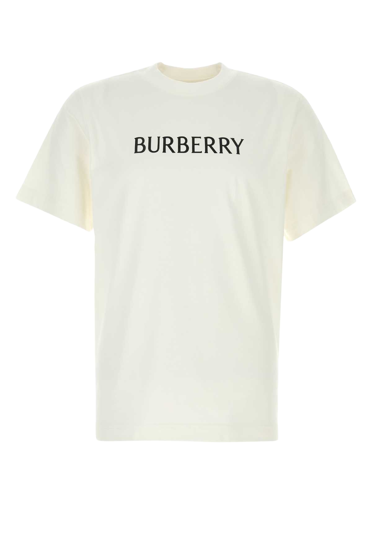 White Cotton T-Shirt Chalk