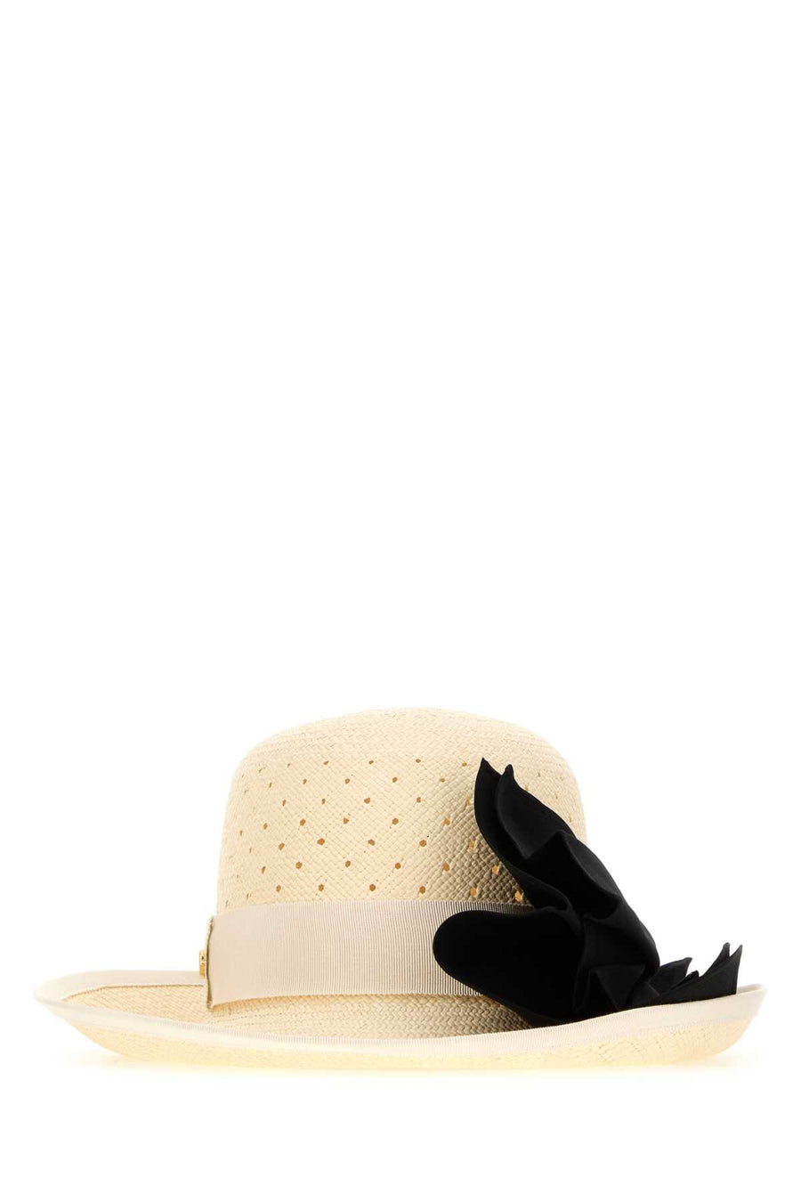 Valentino Garavani Brim 100% straw hat in beige