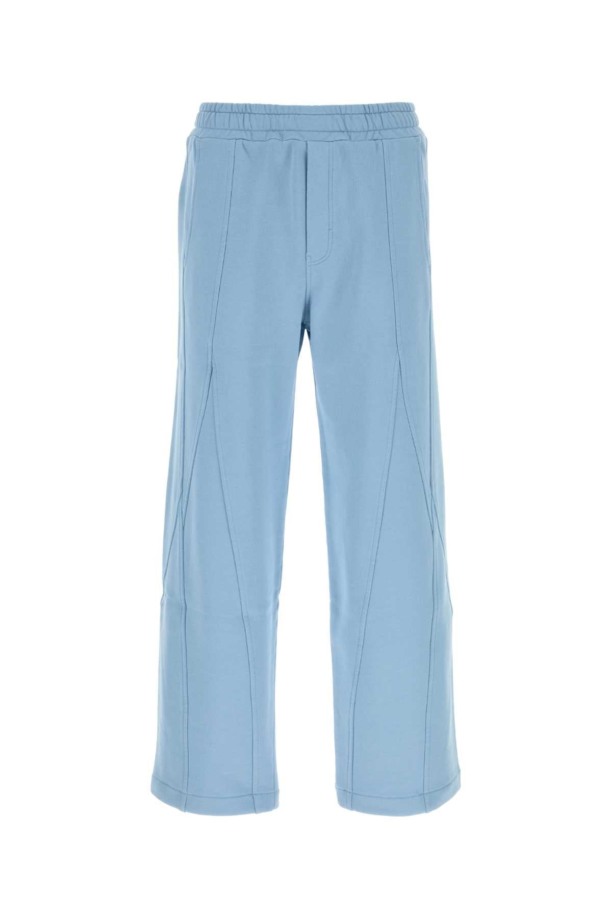 Azzurro Exterior: Cotton Pantaloni