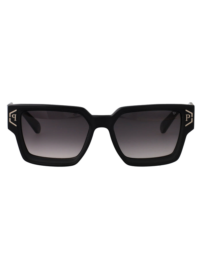 Spp005v 0703 Nero Sabbiato/opaco Acetate Sunglasses