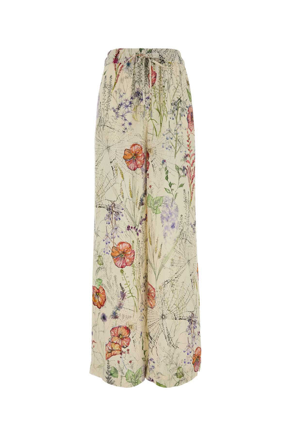 Alexander McQueen 100% Viscose trousers in ivory
