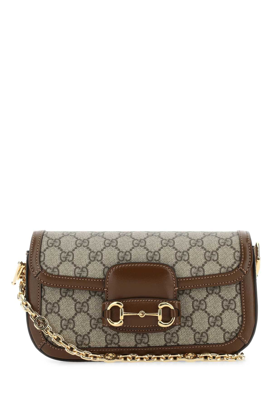 Gucci Exterior: 100% Fabric shoulder bag in brown