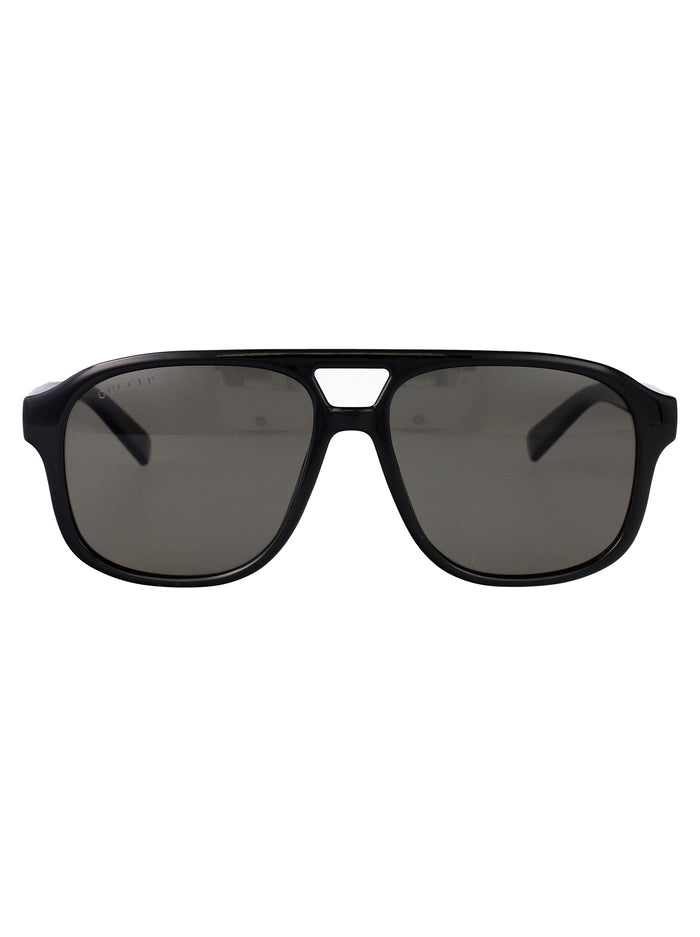 Gg1856s Black-black-grey Injected Sunglasses