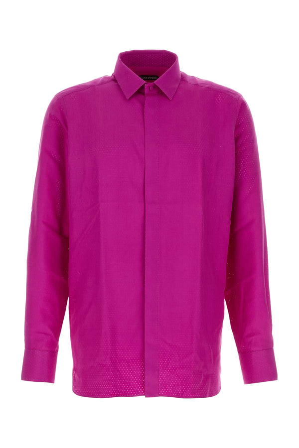 Tom Ford Silk 100% Silk shirt in fuchsia