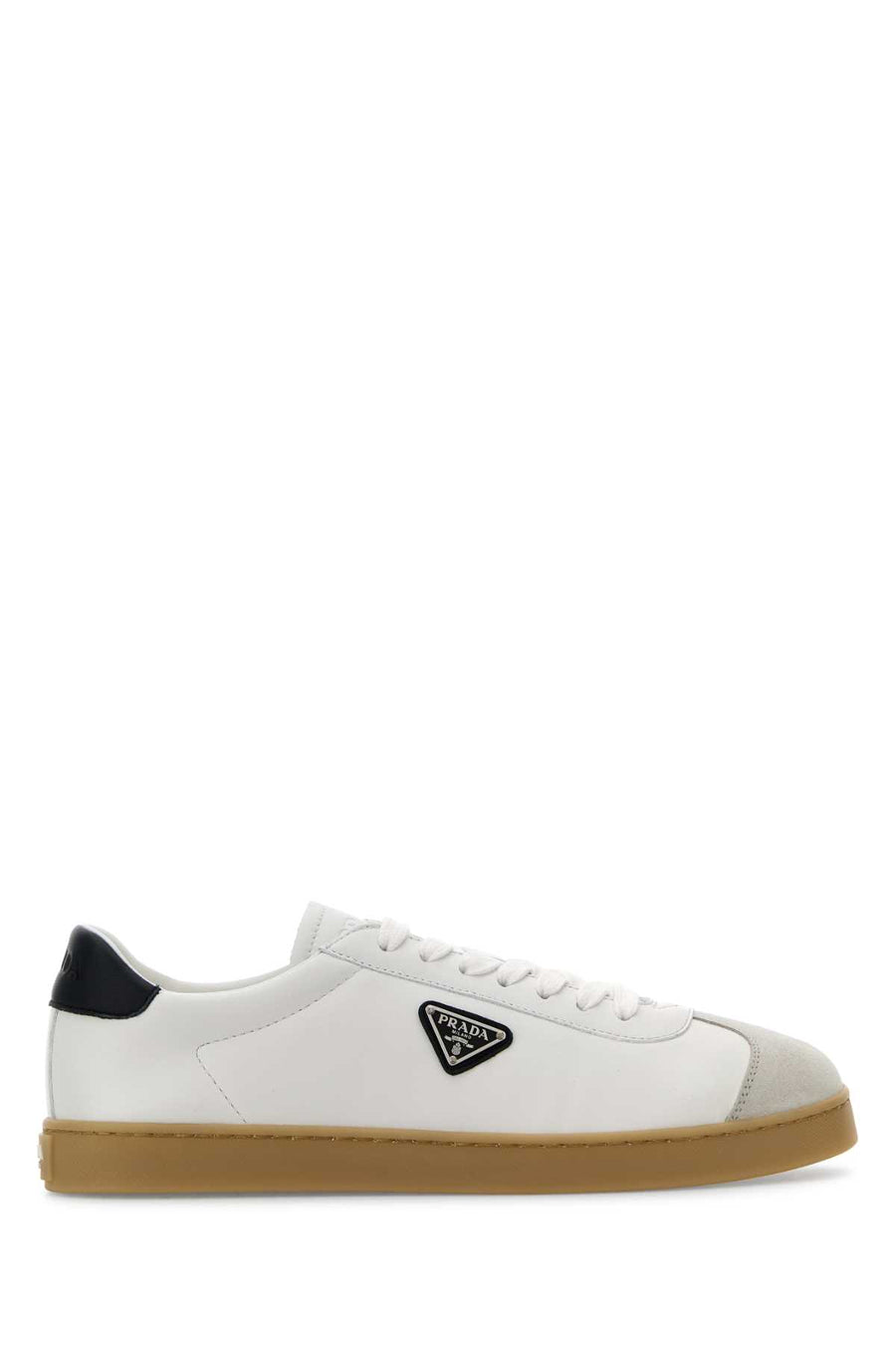 Prada Lane 100% Agnello sneaker in white
