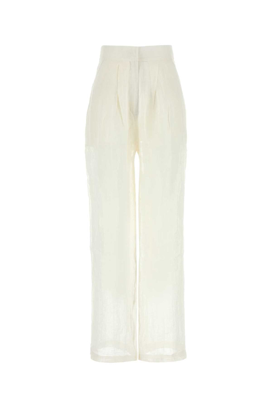 Le Kasha 100% Organic linen trousers in white