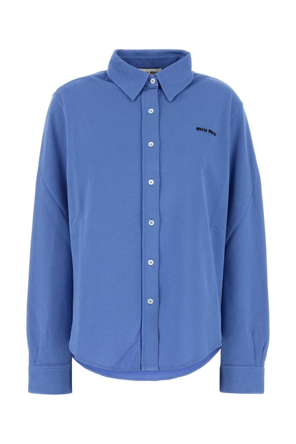 Miu Miu 100% Cotton shirt in blue