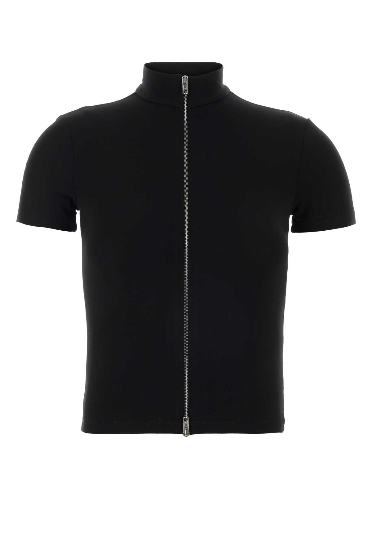 Black Exterior: Viscose Elastane Maglie
