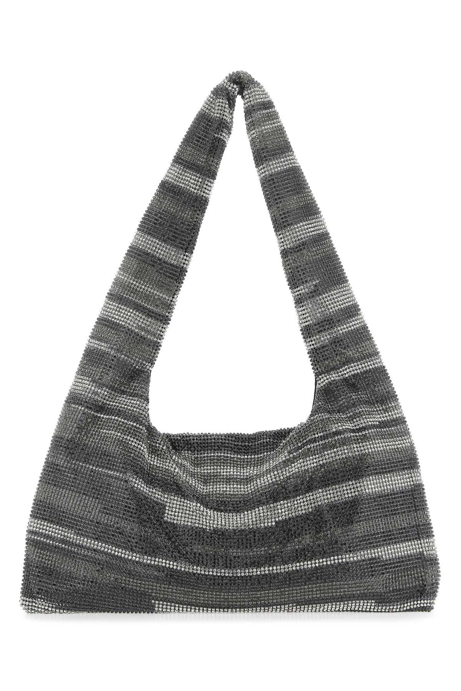 Kara Exterior: 100% Fabric shoulder bag in black