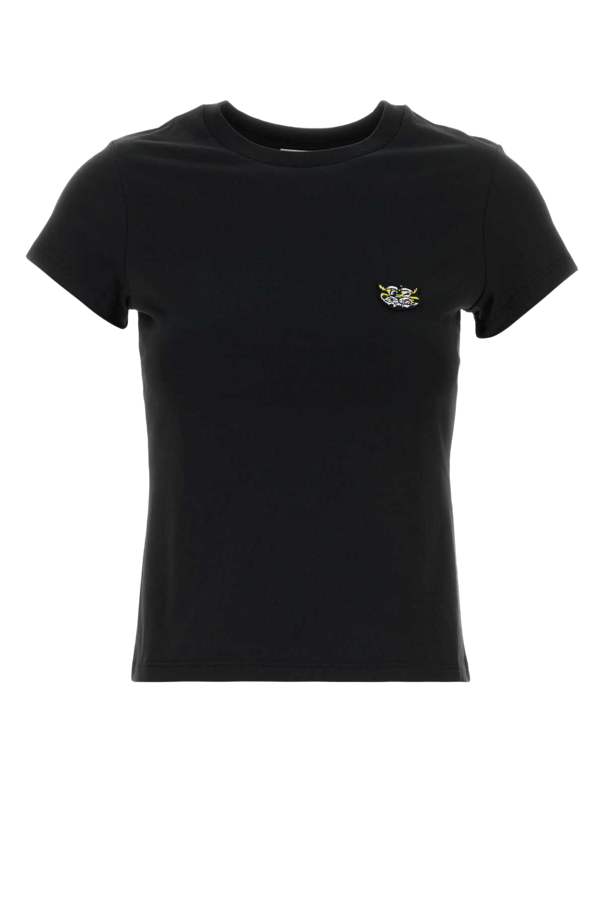 Black Cotton T-Shirt Exterior
