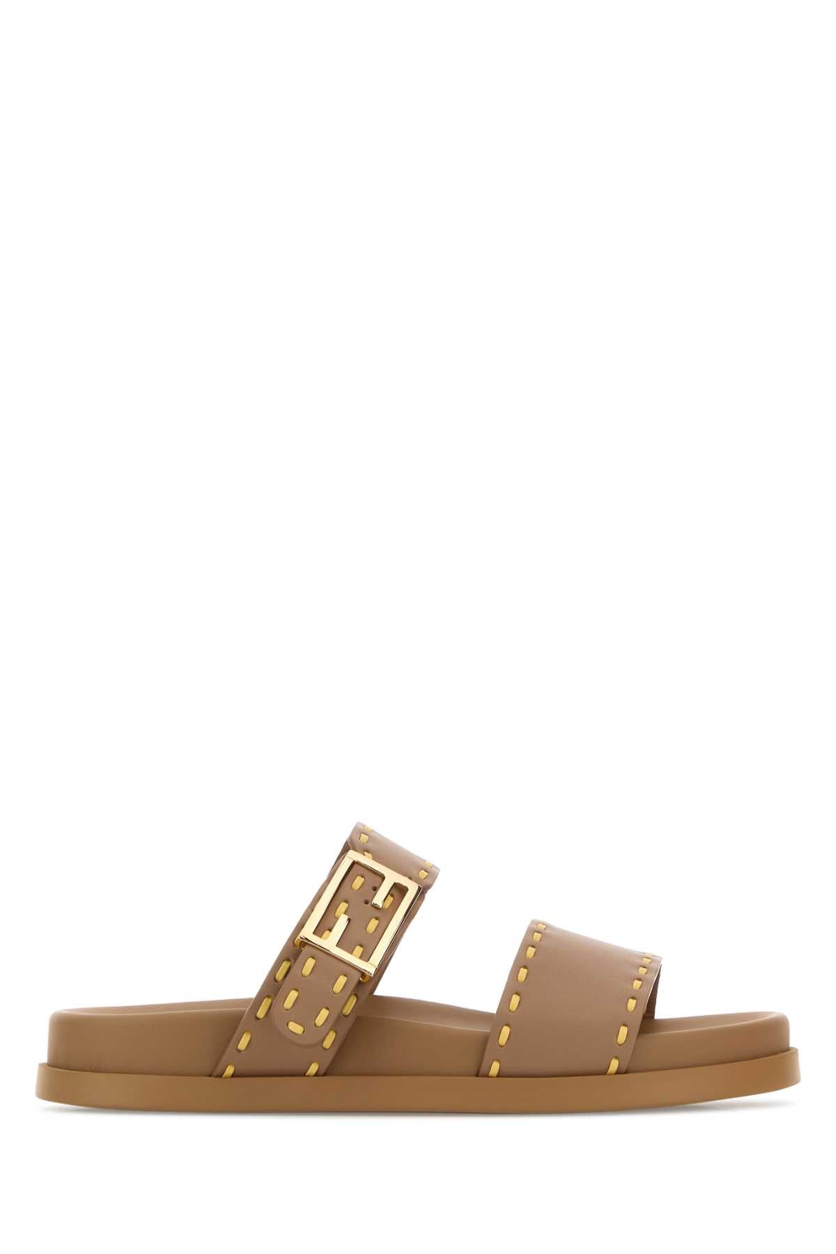 Cammell+light Sorbet Slippers