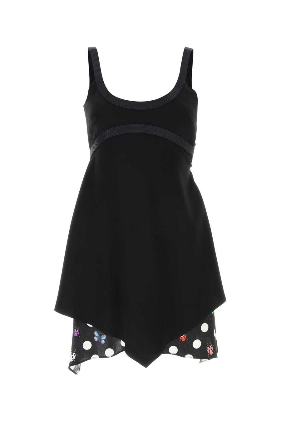 Versace Exterior: 74% Acetate 26% Viscose; Lining: 75% Acetate 25% Silk dress in black