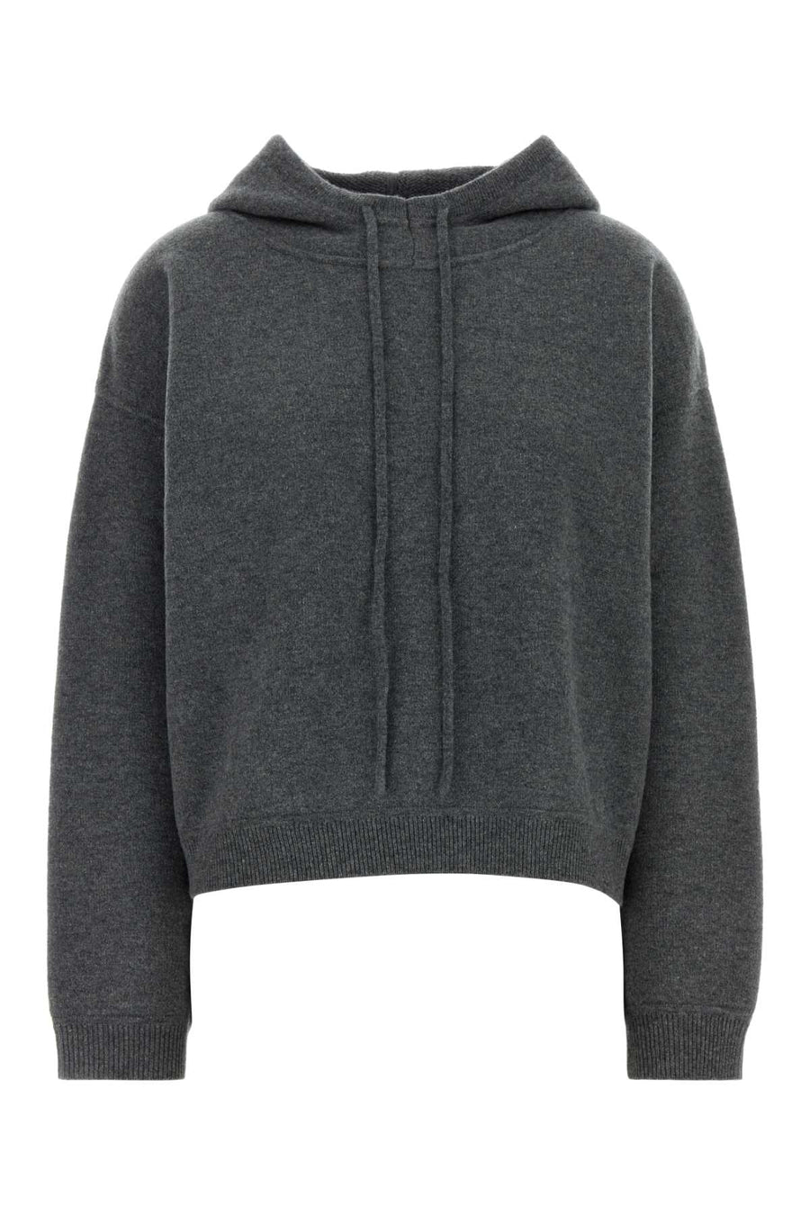 Loulou De Saison Loose 100% Cashmere hoodie in gray