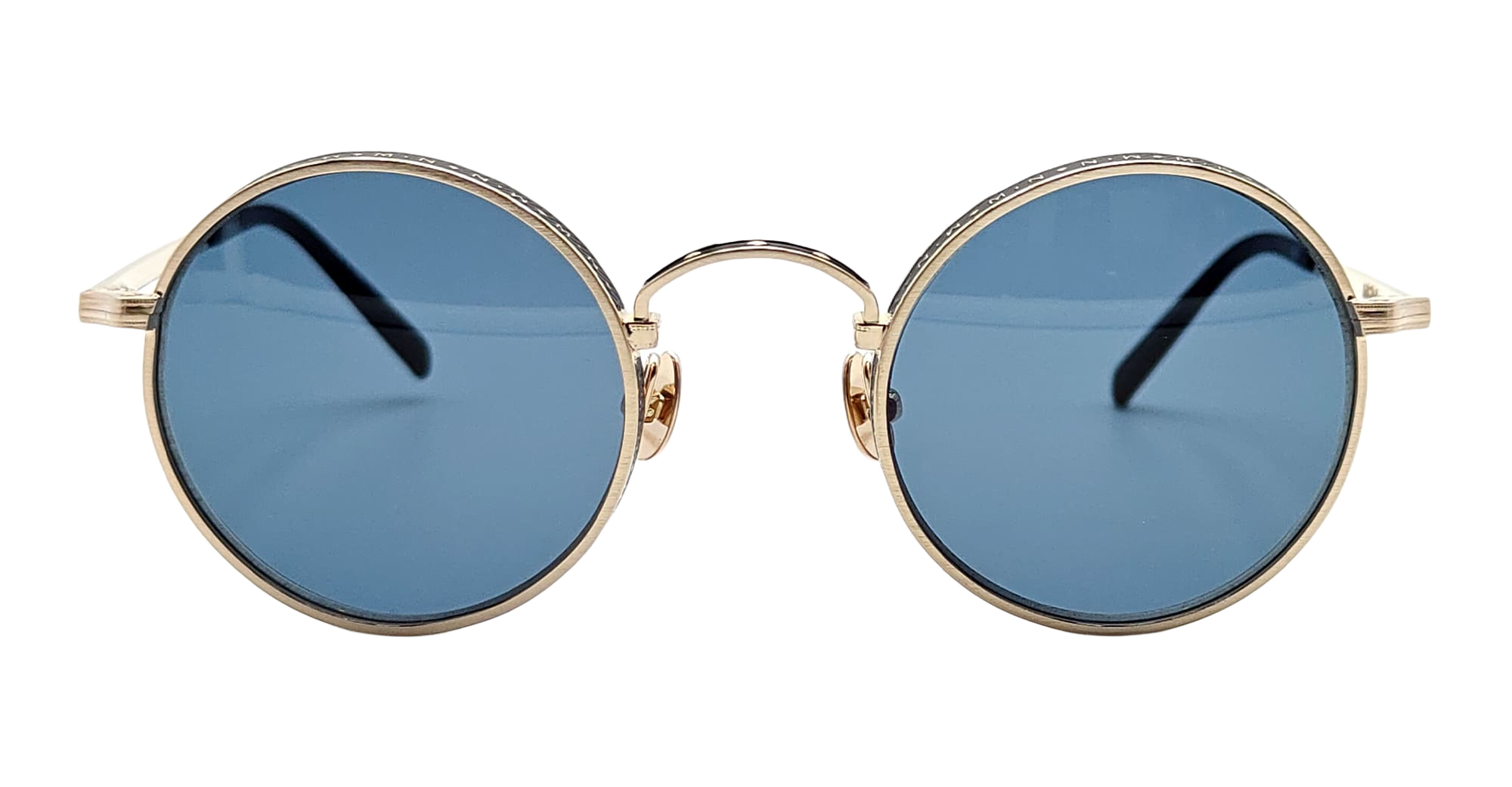 M3100 - Brushed Gold Matte Black Nd Titanium Sunglasses