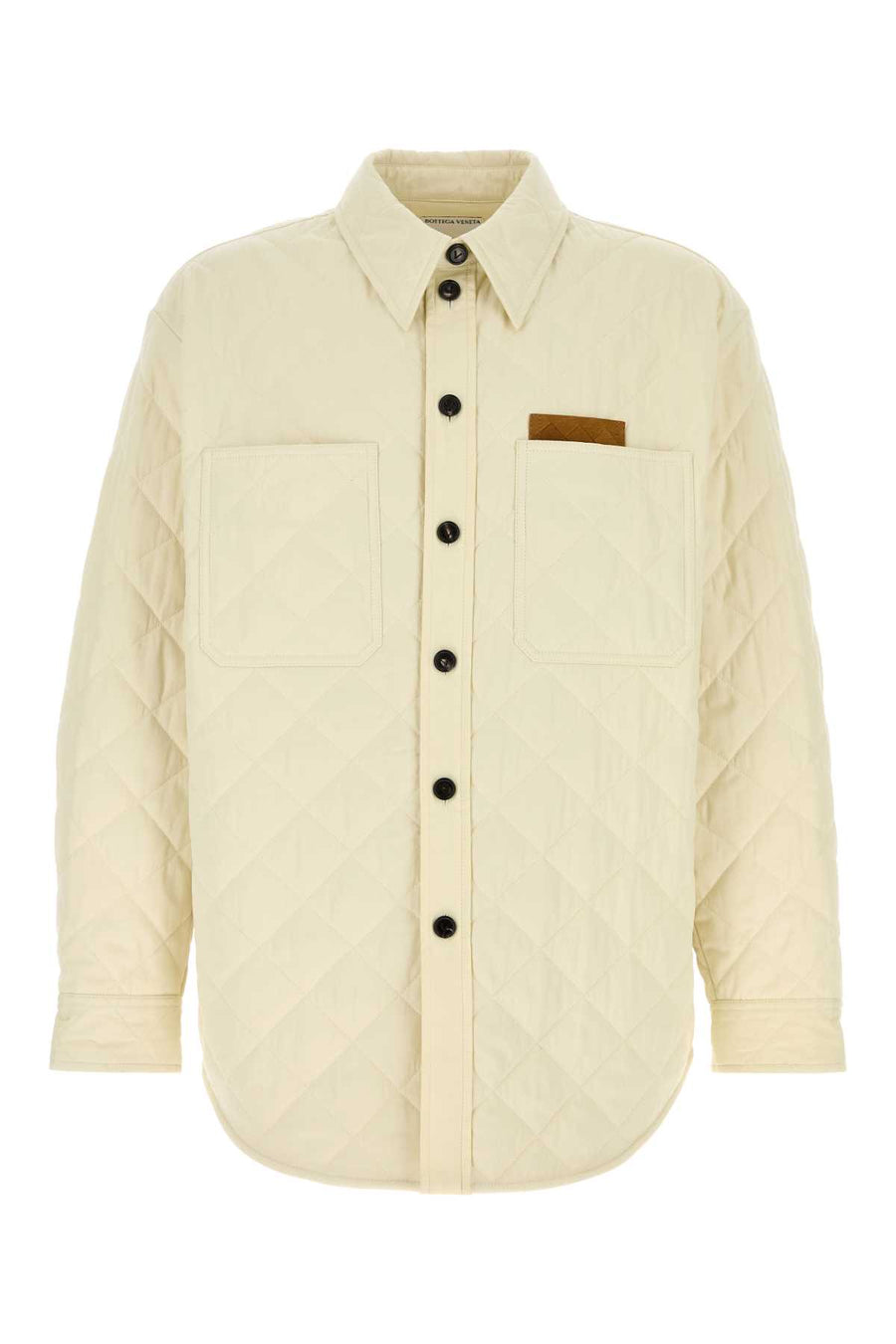 Bottega Veneta Exterior: 79% Cotton 21% Nylon jacket in beige